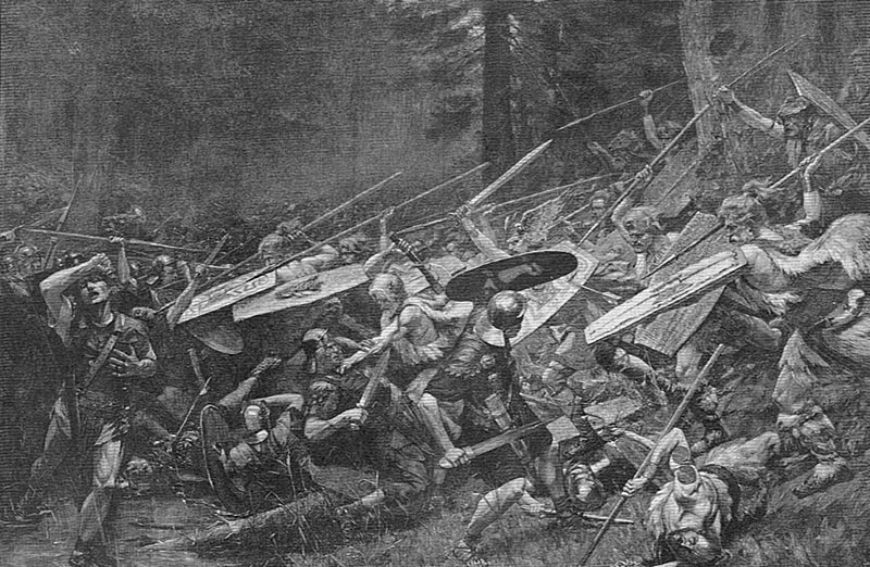 Batalla de Teutoburgo. Regresión de vidas pasadas