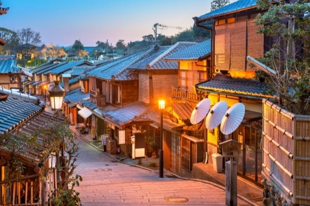calles antiguas de kyoto
