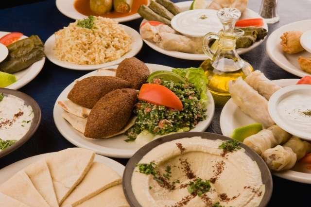 comida árabe en Doha
